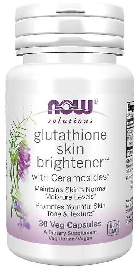 NOW Foods Nå Foods Glutathione Skin Brightener med Ceramosides 30 cápsulas on Productcaster.