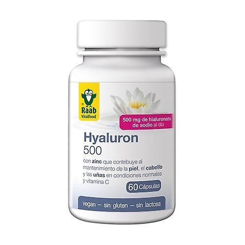 Raab Hyaluron supports the normal function of cartilage and skin 60 capsules of 580mg (Wild berries) on Productcaster.