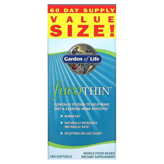 Garden of Life, FucoThin, 180 Softgels on Productcaster.