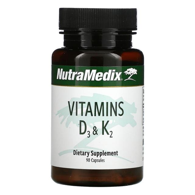 NutraMedix, Vitaminer D3 & K2, 90 kapsler on Productcaster.