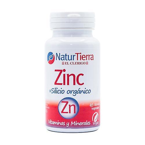 Naturtierra Zinc + organic silicon 45 vegetable capsules on Productcaster.