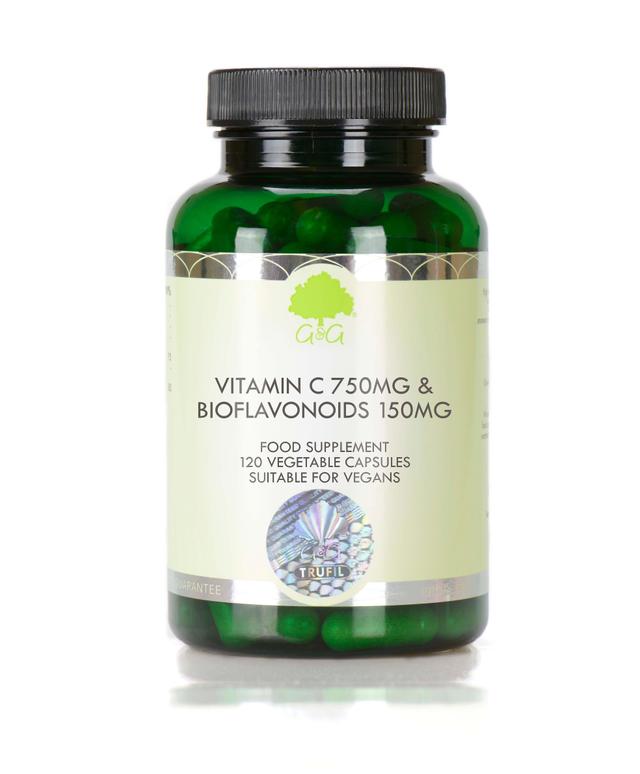 G&G Vitamins G&g vitaminer vitamin c 750mg & bioflavanoider 150mg 120'erne on Productcaster.