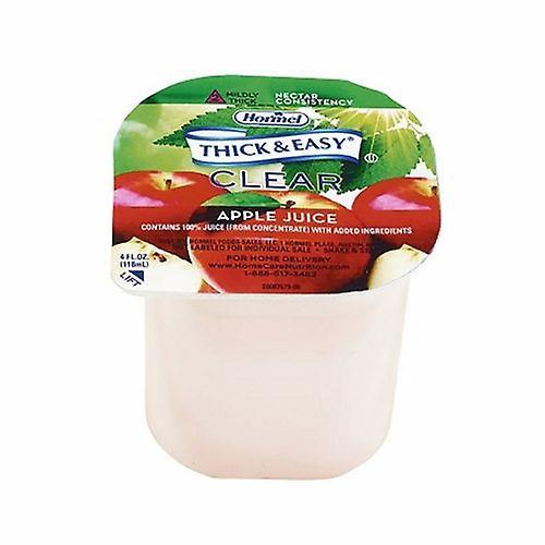 Hormel Thickened Beverage Thick & Easy 4 oz. Container Portion Cup Apple Juice Flavor Ready to Use Nectar, Count of 24 (Pack of 1) on Productcaster.