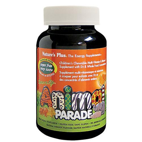 Nature's Plus Natures Plus Animal Parade SugarFree Multi Vitamin Orange ,90 Count on Productcaster.