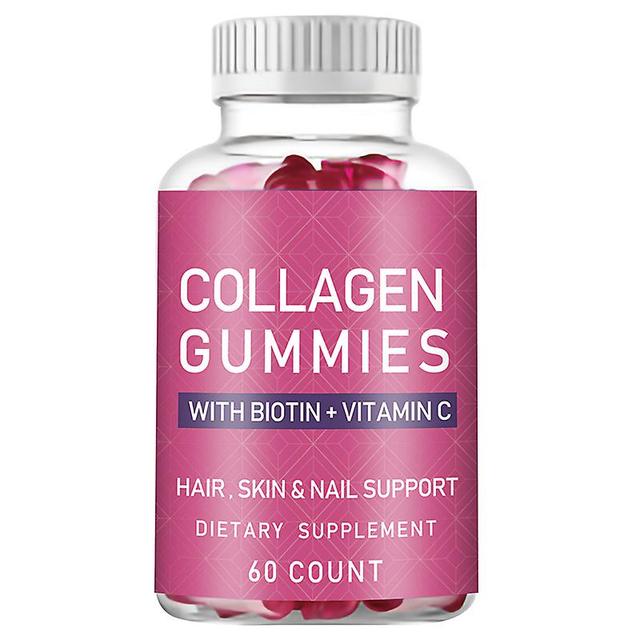 Vorallme 60 Pillen Collagen Bear Gummibärchen Unterstützt die Elastizität der Haut Fördert das Haarwachstum Stärkt die Nägel 1 Bottle on Productcaster.