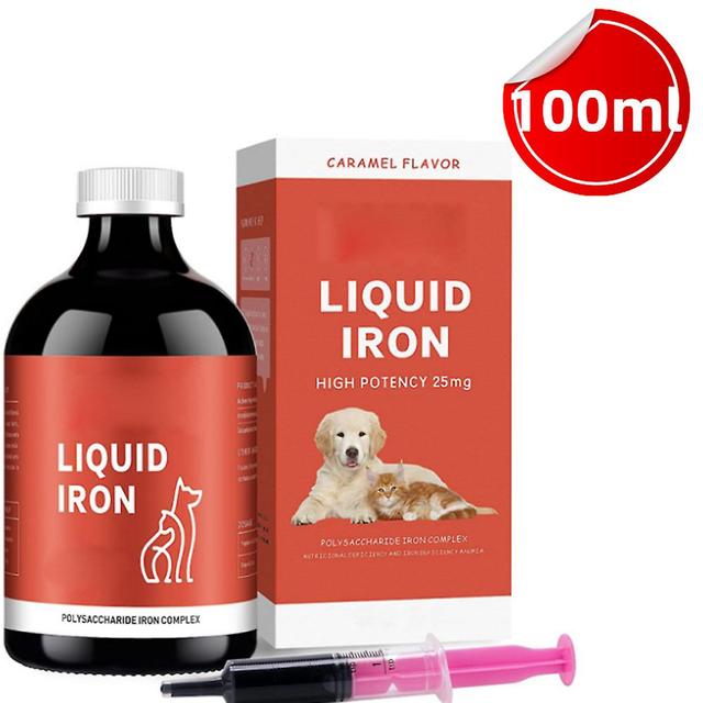 60ml Liquid Iron Supplement For Anemic Pets - Polysaccharide Iron Complex Formulated To Support Blood Health And Malnutrition - Highly Effective, F... on Productcaster.