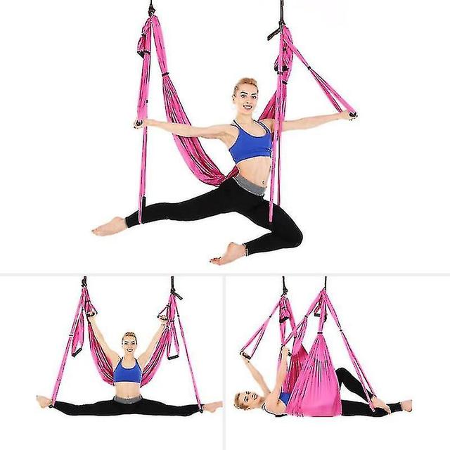 Active Silk Aerial Yoga Swing Set & Hammock Kit, For Improved Yoga Inversions, Flexibility, Core Strength & Back Pain Relief - Sensory Swin... on Productcaster.