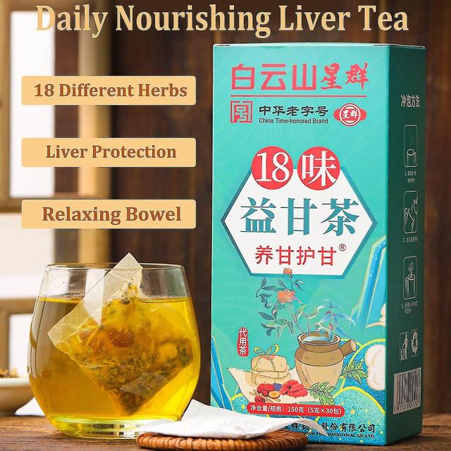 Liver Detox Tea - Nourishing And Cleansing Blend With 18 Herbs 1 box on Productcaster.