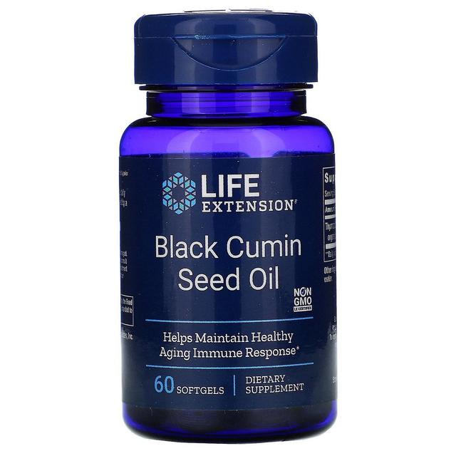 Life Extension Estensione della vita, Olio di semi di cumino nero, 60 Softgels on Productcaster.