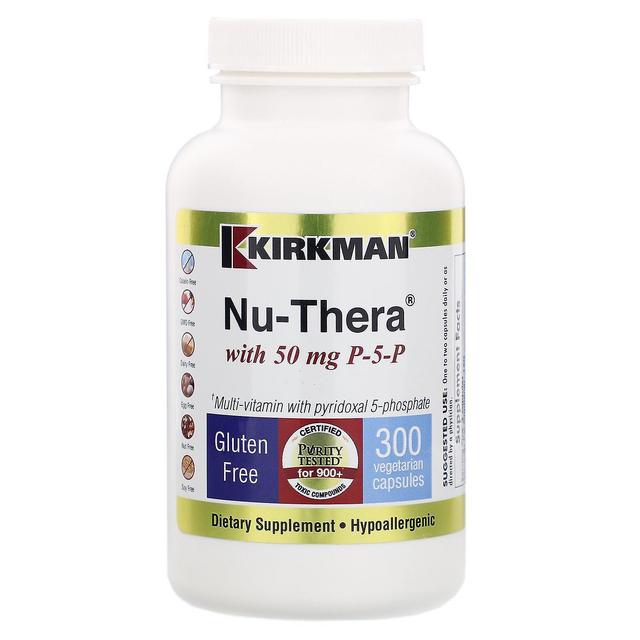 Kirkman Labs, Nu-Thera with 50 mg P-5-P, 300 Vegetarian Capsules on Productcaster.