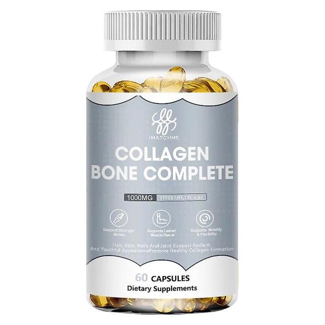 iMATCHME Bone Collagen Capsules Marine Collagen with Calcium, Magnesium,Vitamin D3,Vitamin C,Vitamin K-2 Support Bone & JointTIB TIB . one bottle ... on Productcaster.