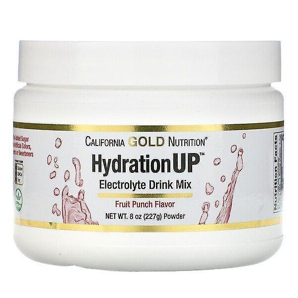 California Gold Nutrition, HydrationUP, Electrolyte Drink Mix Powder, Fruit Punch, 8 oz (227 g) on Productcaster.