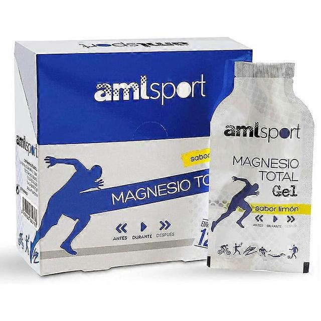 Amlsport magnesium total gel lemon 12 sachets on Productcaster.