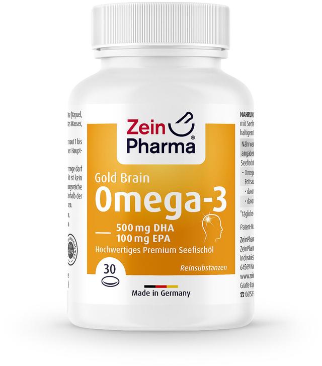 Zein Pharma Omega-3 Gold Brain Edition 30 Units on Productcaster.