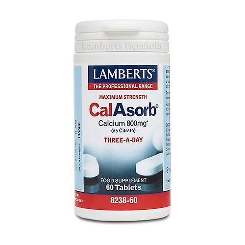 Lamberts CalAsorb 60 tablets of 800mg on Productcaster.