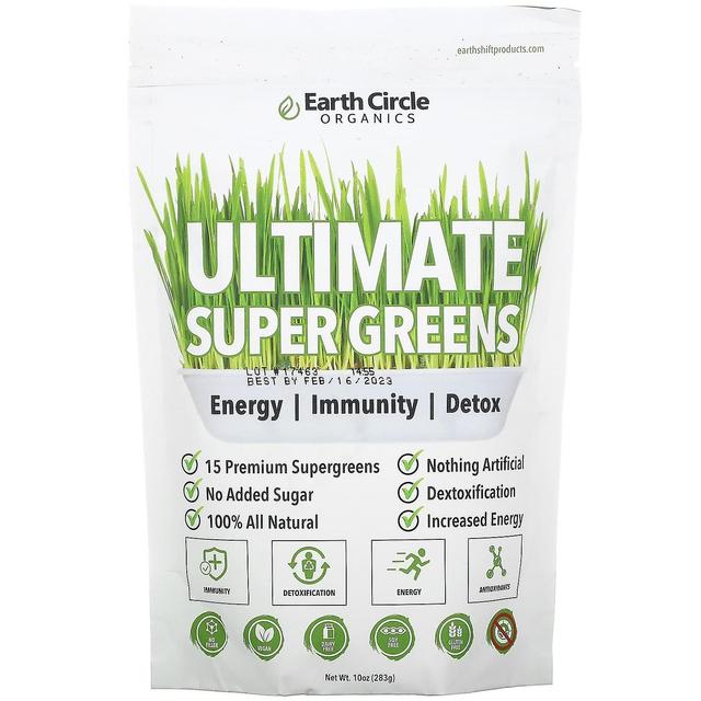 Earth Circle Organics, Ultimate Super Greens, 10 oz (283 g) on Productcaster.