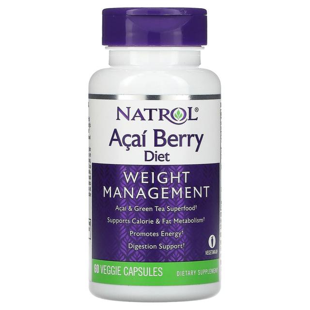 Natrol, Acai Berry Dieet, Gewichtsbeheersing, 60 Veggie Capsules on Productcaster.