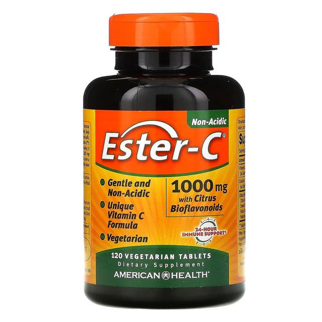 American Health, Ester-C with Citrus Bioflavonoids, 1,000 mg, 120 Vegetarian Tablets on Productcaster.