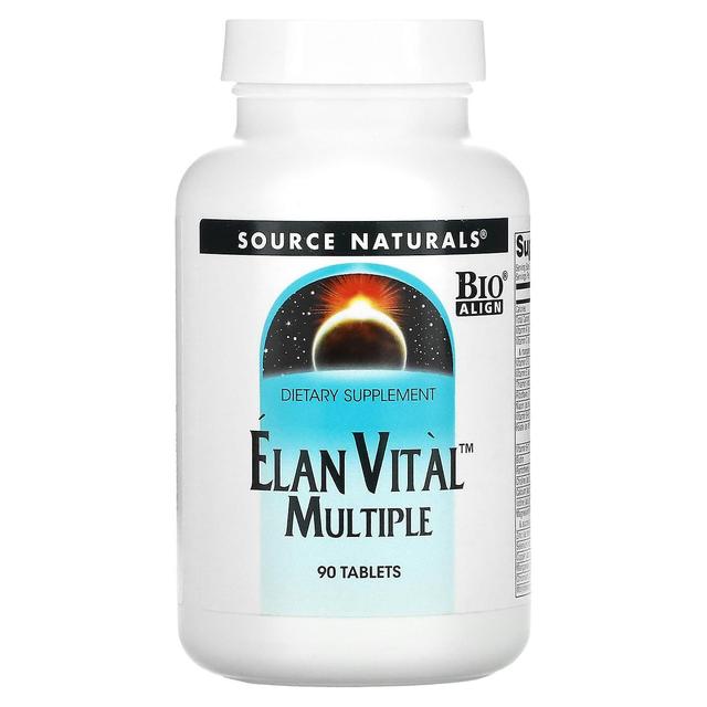 Source Naturals Fonte Naturals, Elan Vital Multiple, 90 Comprimidos on Productcaster.