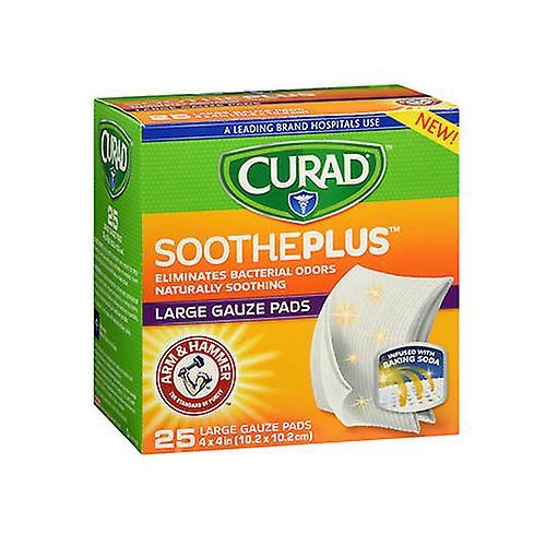 Curad Sootheplus Large Gauze Pads, 25 Each (Pack of 1) on Productcaster.