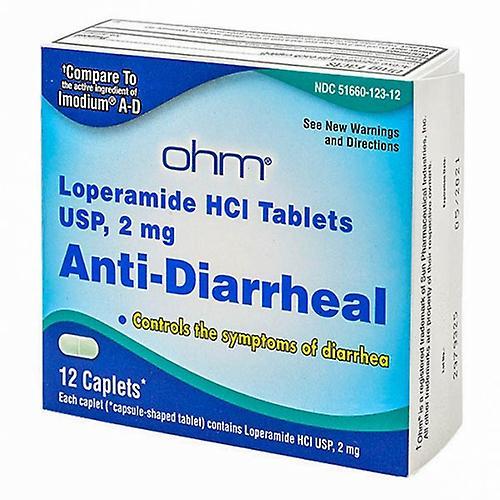 Ohm Loperamide, 2 mg 12 Caplets (Pack of 6) on Productcaster.