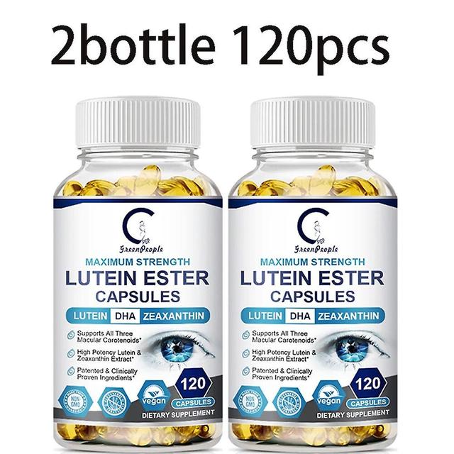 Visgaler Eye Lutein Capsules Improve Eye Edema Supports Eye Strain Dry Eyes &vision Health Focu On Eye Health For Adults 2bottles 120pcs on Productcaster.