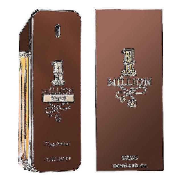 New Cross-border Brand Gold Millionaires Prive Men's Perfume 100ml Temptation Wooden Taste Leather 9056-Rich Millions on Productcaster.