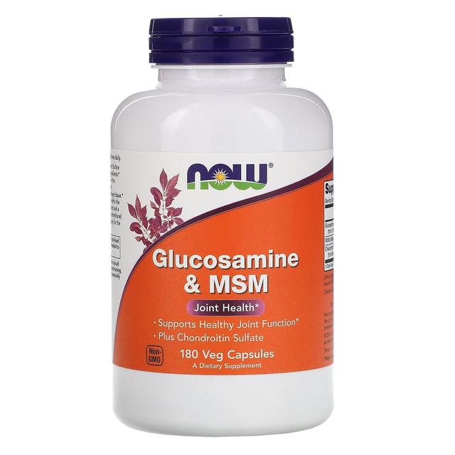 Now Foods, Glucosamine & MSM, 180 Veg Capsules on Productcaster.