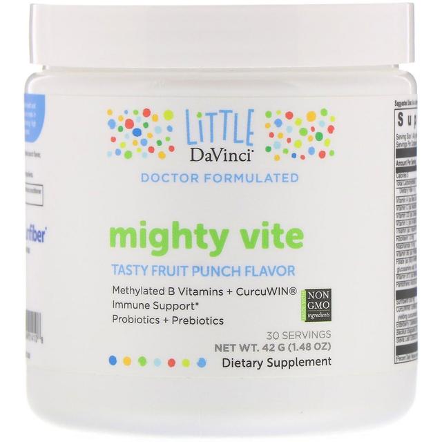 Little DaVinci, Mighty Vite, Tasty Fruit Punch Flavor, 1.48 oz (42 g) on Productcaster.