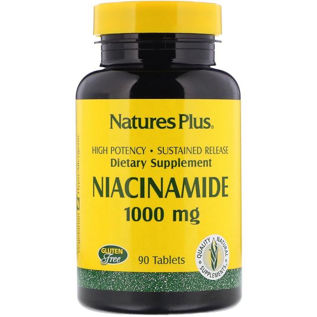 Nature's Plus, Niacinamide, 1000 mg, 90 Compresse on Productcaster.