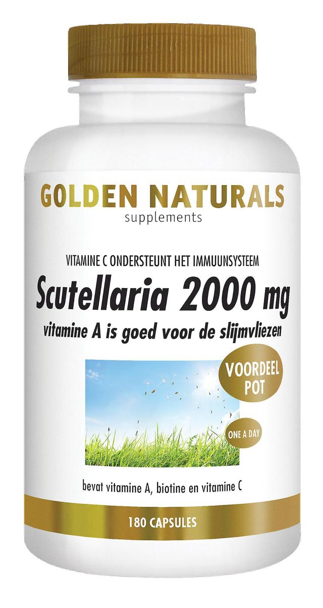 Golden Naturals Scutellaria 2000 mg (180 wegańskie kapsułki) on Productcaster.