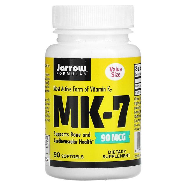 Jarrow Formulas, MK-7, 90 mcg, 90 Softgels on Productcaster.