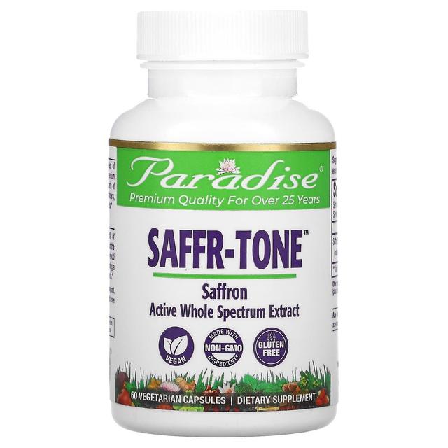 Paradise Herbs, Saffr-Tone, 60 Vegetarian Capsules on Productcaster.