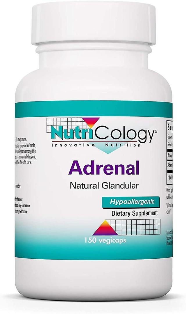 Nutricology Adrenal Natural Glandular 150 Capsules on Productcaster.