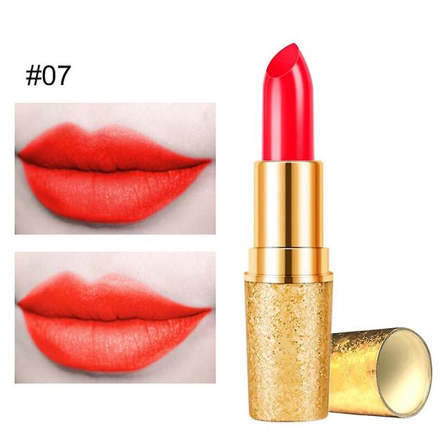 Makeup Gold Tube Small Lipstick Hydrating Lip Stick Beauty Cosmetic Colorful Nourishing Lipstick 7 on Productcaster.