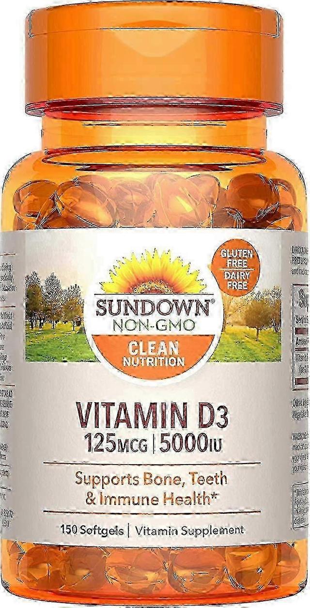 Sundown naturals vitamin d3, 5000 iu, softgels, 150 ea on Productcaster.