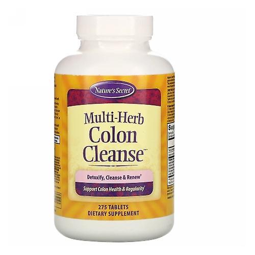 Nature's Secret Multi-Herb Colon Cleanse, 275 Tabs (Pacote de 4) on Productcaster.