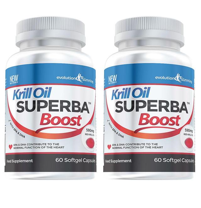 Evolution Slimming Krill Oil superba Boost 590mg Krill olej softgels-120 kapsule-mozog, srdce a spoločné zdravie-Evolution chudnutie on Productcaster.