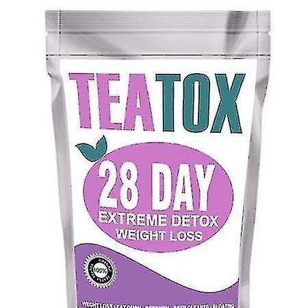 Natural Teatox Teabag For Effective Slimming Detox Fast Lost Weight Skinny Belly Flat Tummy Burn Fat Burning Tea Polyphenols 28 DAY on Productcaster.