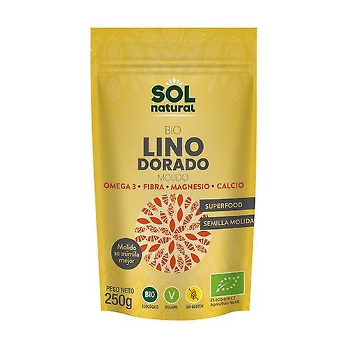 Sol Natural Bio golden and crushed flax seeds 250 g on Productcaster.