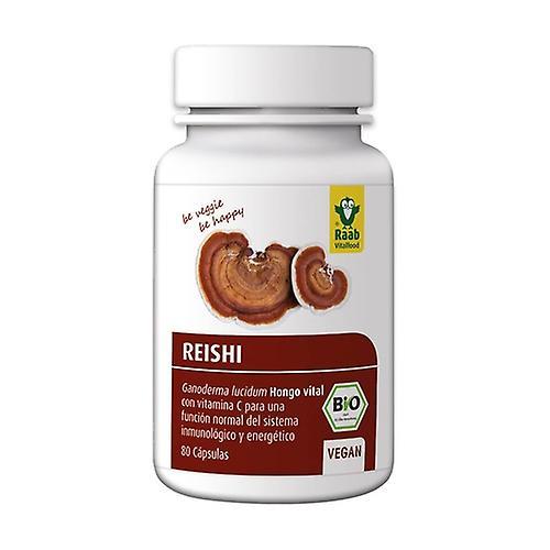 Raab Reishi Bio supports the immune and energetic system 80 capsules of 400g on Productcaster.