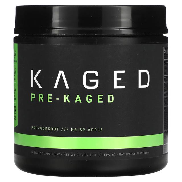 Kaged, PRE-KAGED, Pre-Workout Primer, Krisp Apple, 1.3 lb (592 g) on Productcaster.