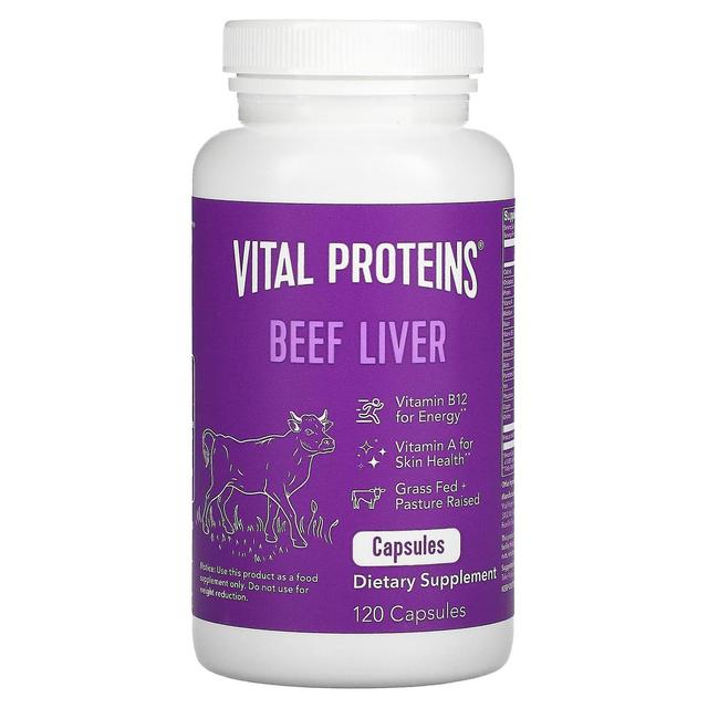 Vital Proteins Proteine vitali, fegato di manzo, 120 capsule on Productcaster.