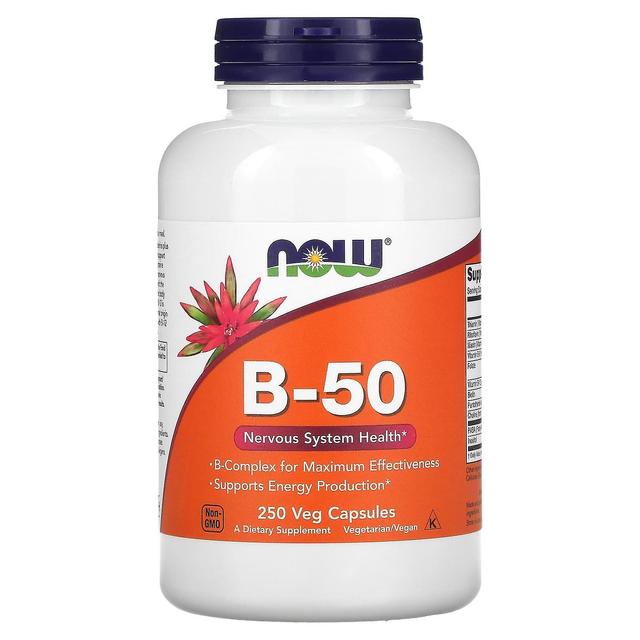 NOW Foods, B-50, 250 Veg Capsules on Productcaster.