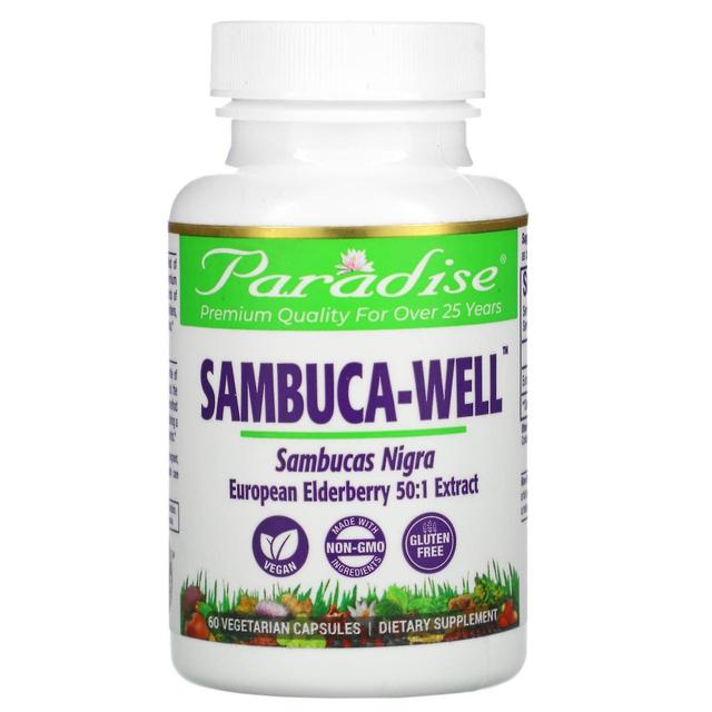 Paradise Herbs, Sambuca-Well, 60 capsule vegetariane on Productcaster.