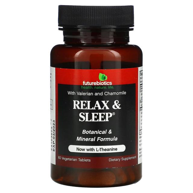 FutureBiotics, Relax & Sleep, 60 vegetarische Tabletten on Productcaster.