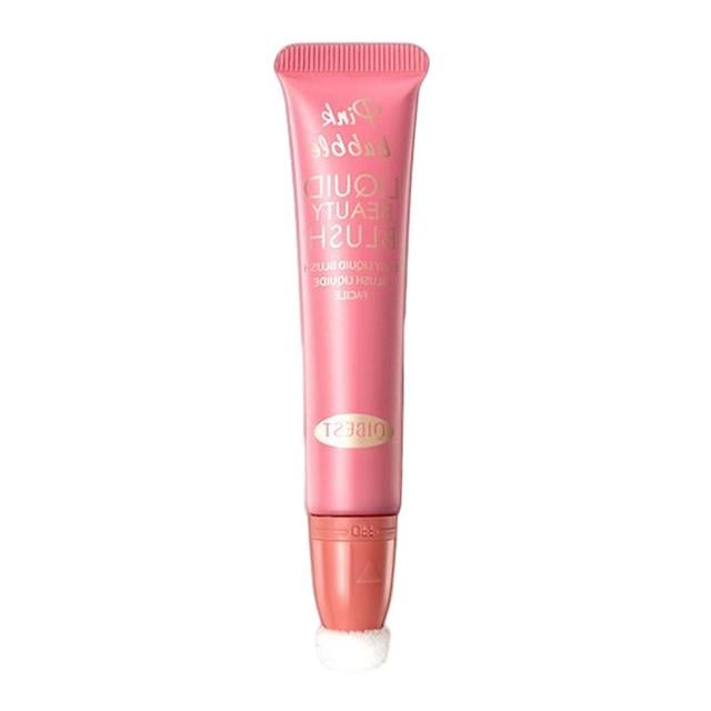 Moisturizing Liquid Blush Natural Brighten Liquid Cheek With Sponge Applicator For Women Girls 2 on Productcaster.