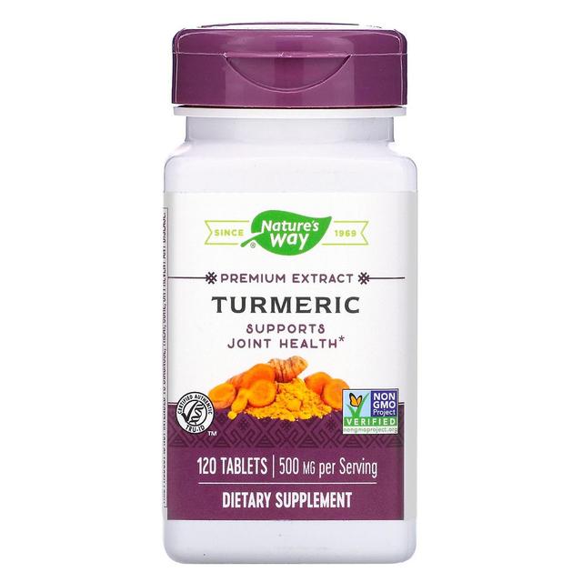 Nature's Way, Kurkuma, 500 mg, 120 Tabletten on Productcaster.