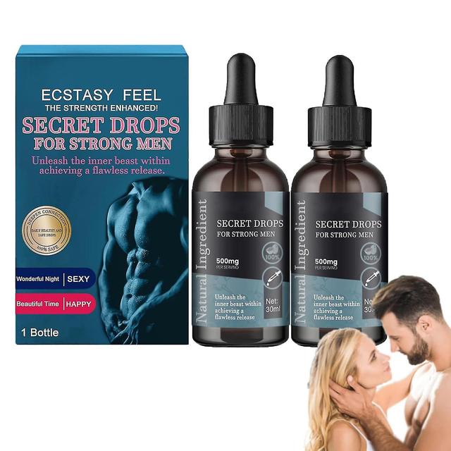 Strong Men's Secret Happy Drops - Pleasurepeak Oral Drops, 30ml 2pcs - 60ml on Productcaster.