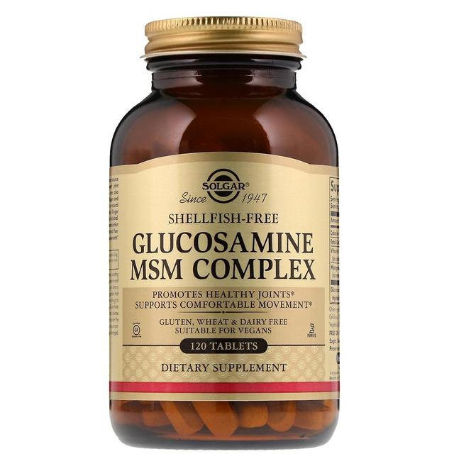 Solgar, Glucosamine MSM Complex, 120 Tablets on Productcaster.